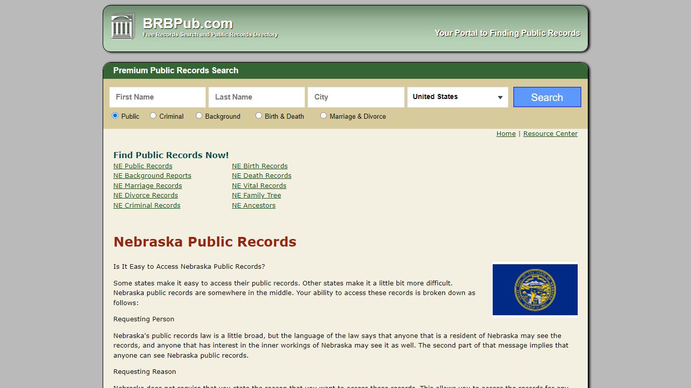Free Nebraska Public Records | Search Criminal and Civil Court Records ...